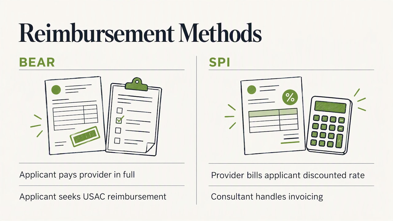 BEAR and SPI reimbursement methods compared